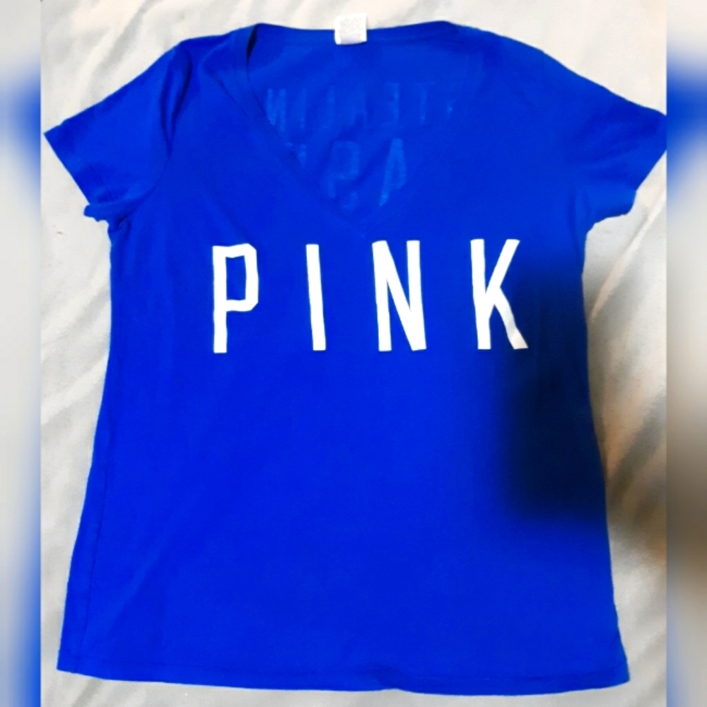 Victoria Secret Pink Atlanta Braves V Neck Shirt